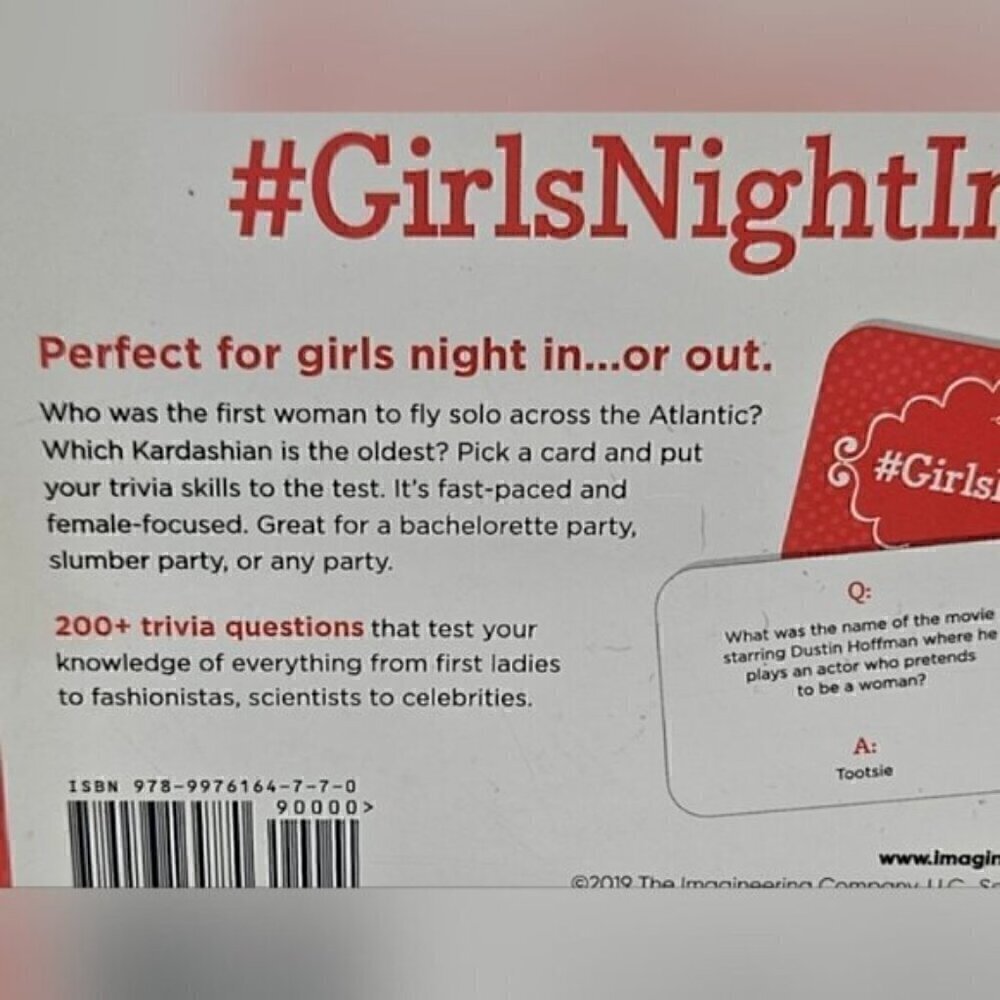 Girls Night In Trivia Game | Female-Powered Party Card Game - Picture 3 of 5